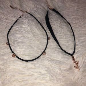 Black choker set